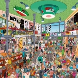 Puzzle HEYE magazin de instrumente muzicale, 1500 de piese