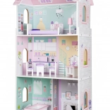 Căsuță de lemn pentru păpuși Jagodowa Residence de la Ecotoys