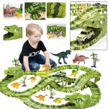 Pistă de curse cu dinozauri DIY – 240 piese