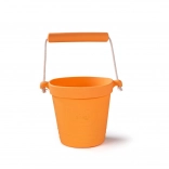 Găletușă de plajă din silicon portocalie BIGJIGS TOYS