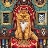 Trefl Puzzle Premium Plus Magic Collection: Kočkománie 1000 piese