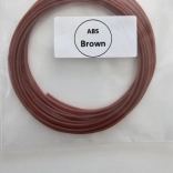 Filament ABS maro 1,75 mm – mostră lungime 15 m