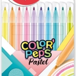Maped carioci Color'Peps pastel, set 10 buc