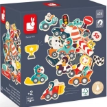 Magneti auto din lemn pentru copii