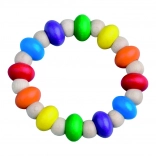 DETOA inel din lemn flexibil de 9 cm pentru copii de la 6 luni