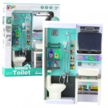 Baie pentru copii – duș, chiuvetă și toaletă cu lumini și sunete