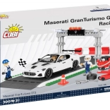 set de construcție maserati gran turismo gt3 racing – grilă de start și paddock de la cobi (1:35)