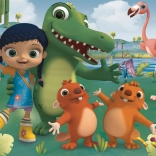 Puzzle Trefl Wissper și prietenii animale maxi 24 piese