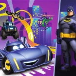 Puzzle 60 piese - Batman și vehiculele sale