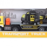 Camion cu elicopter pe baterii cu lumini și sunete