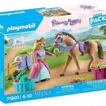playmobil princess magic – prințesă cu cal
