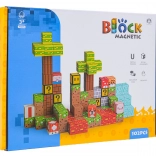 cărămiduțe magnetice 3D – set 102 piese