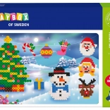 Set Mărgeluțe cu Fierul de Călcat Playbox Crăciun 4000 buc