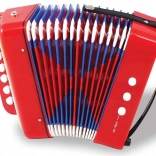 Acordeon pentru copii VILAC albastru-alb-roșu