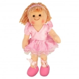 Păpușă din material textil Bigjigs Toys Lily 28 cm