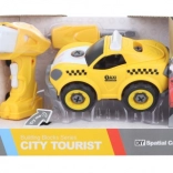 Taxi RC cu șuruburi, cu sunete și bormașină