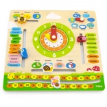 VIGA calendar educațional din lemn pentru copii – engleză