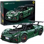 Set de construcție CaDA mașină sport LOTUS Exige Cup 430 1:8, verde închis, 3730 piese