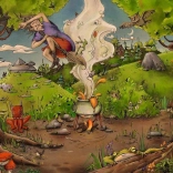 Puzzle Ravensburger vrăjitoare 500 piese