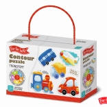 Puzzle transport Far Far Land pentru copii