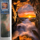 Pictură cu diamante Apus de soare 30 × 40 cm