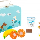 Geantă pentru gustări albastră Small Foot