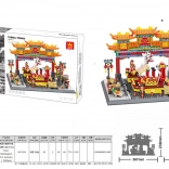 Set de construcție Clădiri China Town, 1245 piese