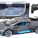 Model sport RC auto Bugatti Divo cu telecomandă și uși care se deschid 1:14