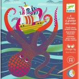 Djeco imagini de zgâriat: Pe mare