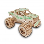 Puzzle 3D din lemn Monster Truck