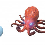 Caracatiță cu telecomandă 17 cm