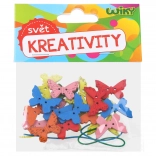 Set creativ Fluturi din Lemn cu Sfoară