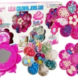 Set DIY bijuterii Cutie pliabilă cu oglindă