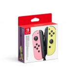 Pereche Joy-Con roz pastel și galben pentru Nintendo Switch