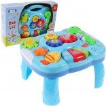 Măsuță educațională pentru copii – animale marine cu lumină și muzică