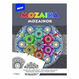 Carte de colorat antistres Mozaic 21x29 cm