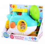 Submarin din plastic pentru cadă cu ventuze și lopățică 23 cm