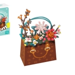 Set de construit mini KOCO floare în poșetă, 267 piese