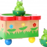 small foot Cutie muzicală din lemn Broscuța