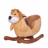 Leu legănător cu eșarfă portocalie pentru copii