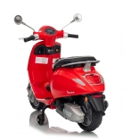 Scuter electric pentru copii VESPA ROMA – roșu