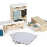 Mobilier de bucătărie pentru căsuța de păpuși