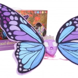 aripi de fluture mov cu lumină și sunet pentru copii