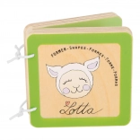 Cărticică din lemn LOTTA – primele forme pentru bebeluși