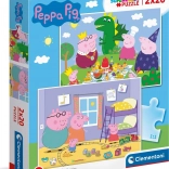 Puzzle Porcușorul Peppa - Clementoni 2x20 Piese