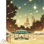 Puzzle JANOD New York Bustle, 2000 piese