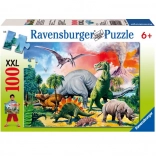 Puzzle Ravensburger Printre dinozauri