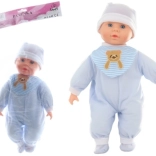 Bebeluș băiețel cu sunete 40 cm cu corp moale