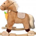 Căluț balansoar cu morcov
