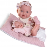 Păpușă realistă bebeluș cu corp din vinil moale